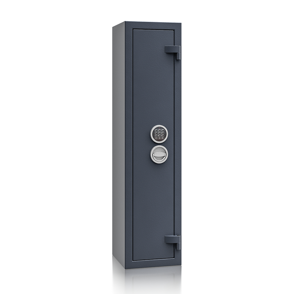 Waffenschrank Luzern WF 0 - 1250x300x300 / 89kg 55630 / Klasse 0 / RAL7024 / DIN R / Elektronik STELLAR Basic