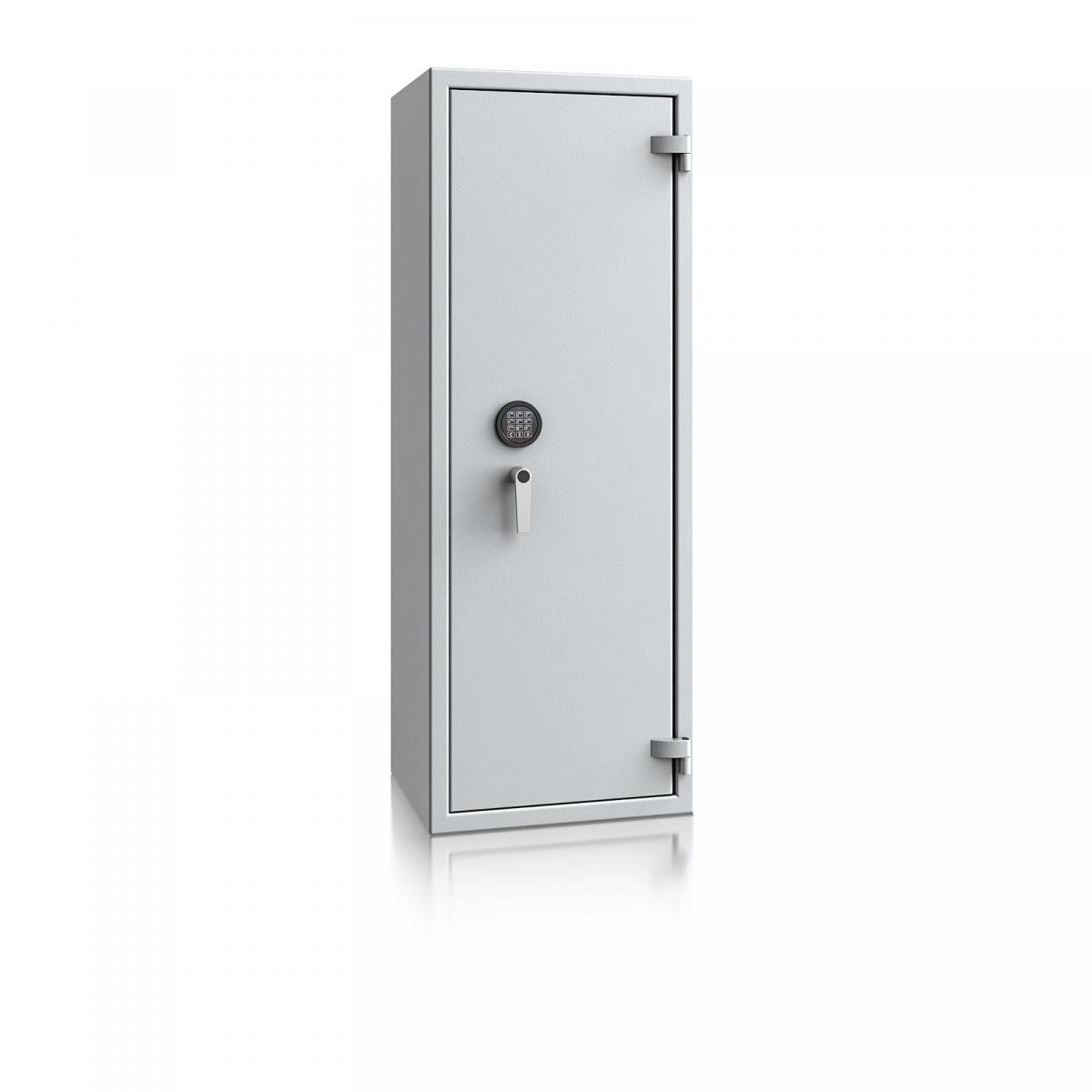 Waffenschrank Luzern WF MAX 1 - 1500x550x450 / 175kg 55631 / Klasse 0 / RAL7035 / Elektr. Basic / DIN R / ohne Trennw.