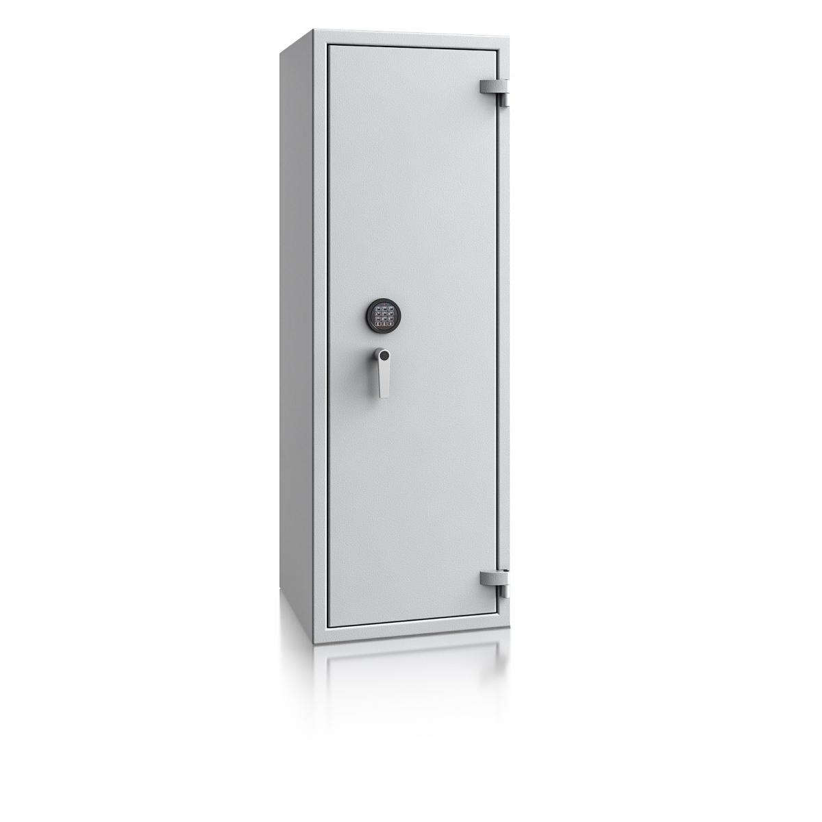 Waffenschrank Luzern WF MAX 2 - 1600x550x500 / 207kg 55632 / Klasse 0 / RAL7035 / Elektr. Basic / DIN R / ohne Trennw.