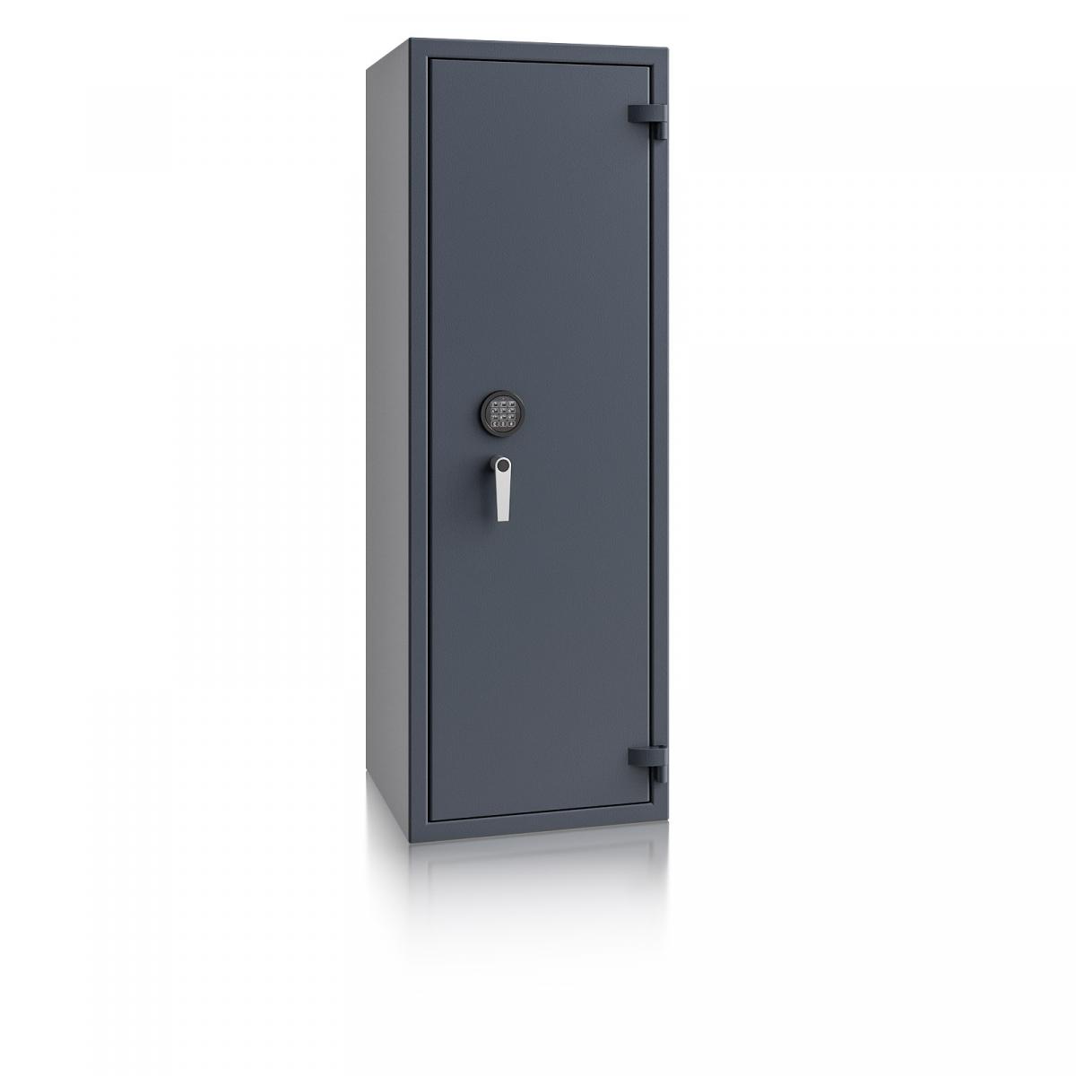 Waffenschrank Luzern WF MAX 2 - 1600x550x500 / 207kg 55632 / Klasse 0 / RAL7024 / Elektr. Basic / DIN R / ohne Trennw.
