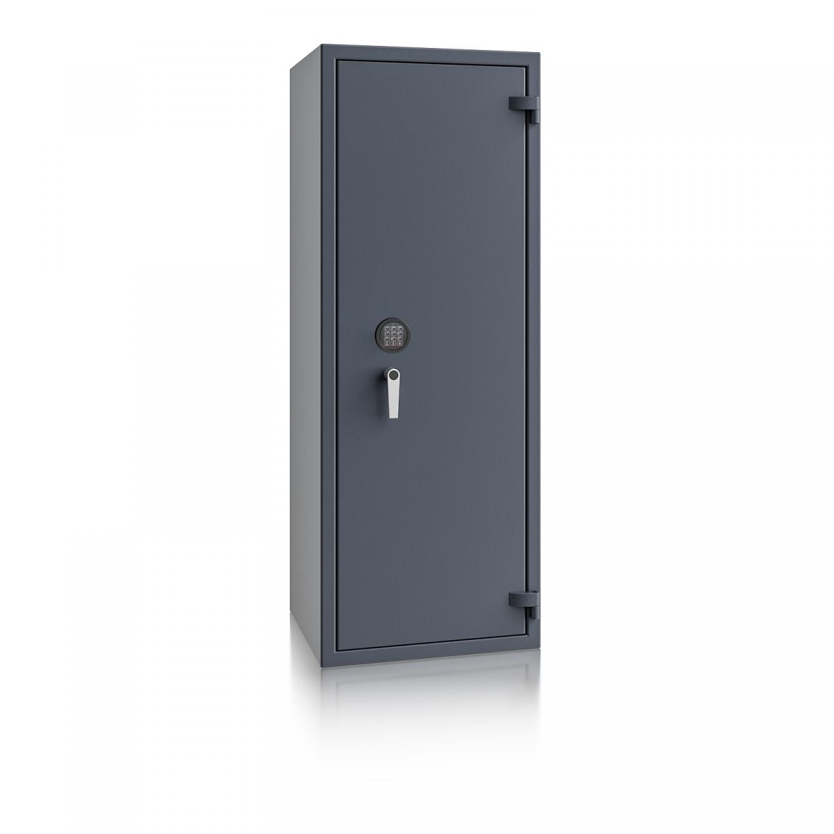 Waffenschrank Luzern WF MAX 3 - 1600x600x500 / 220kg 55633 / Klasse 0 / RAL7024 / Elektr. Basic / DIN R / ohne Trennw.