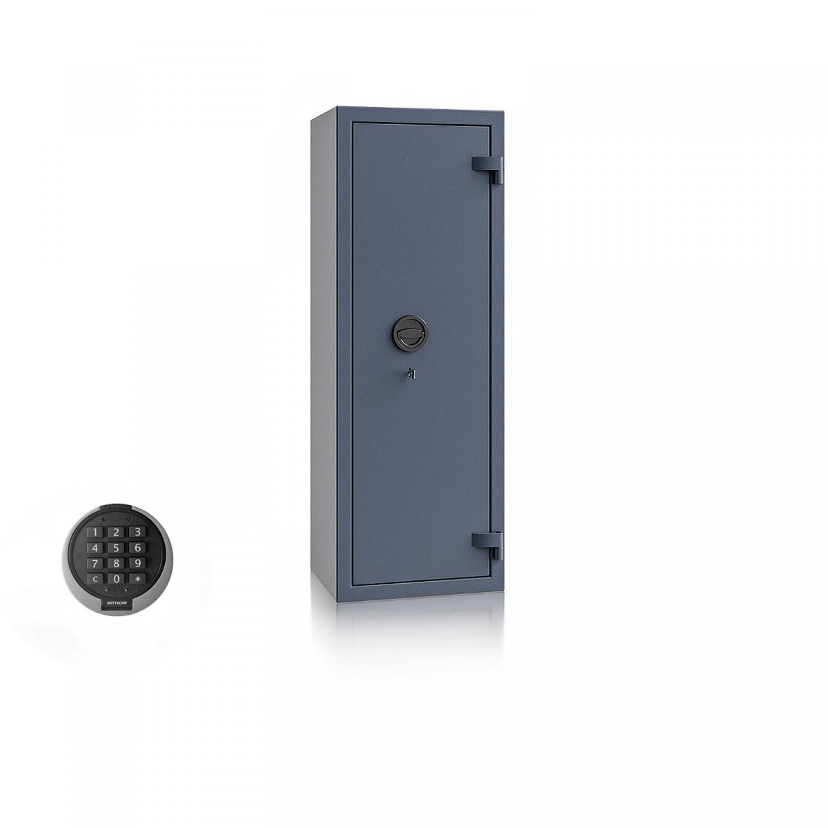 Waffenschrank Luzern WF 2 - 1250x450x350 / 122kg 55646 / Klasse 0 / RAL7024 / PRIMOR 3000 Elektronik / DIN R