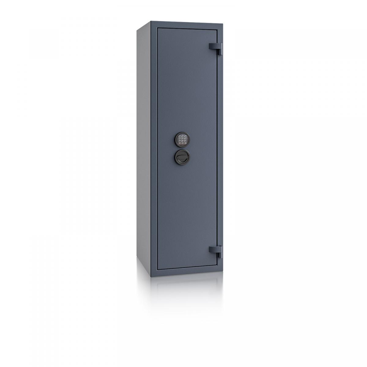 Waffenschrank Luzern WF 5 - 1500x450x450 / 165kg 55649 / Klasse 0 / RAL7024 / Elektr. Basic / DIN R