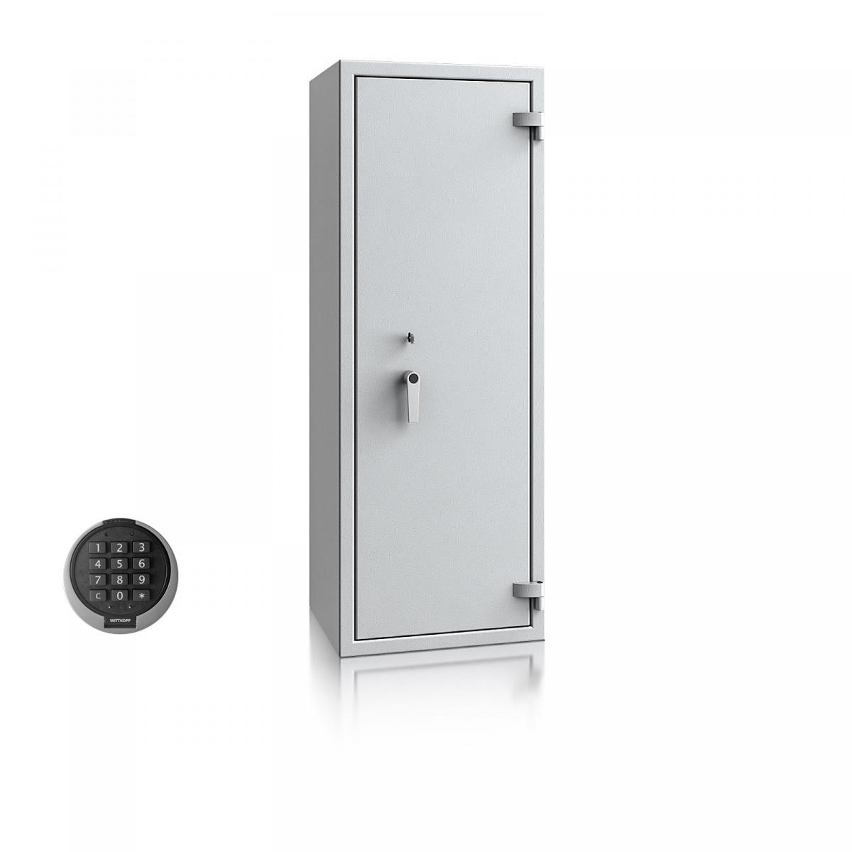Waffenschrank St. Gallen WF MAX 1 - 1500x550x450 / 179kg 56466 / Klasse I / RAL7035 / PRIMOR 3000 Elektronik / DIN R