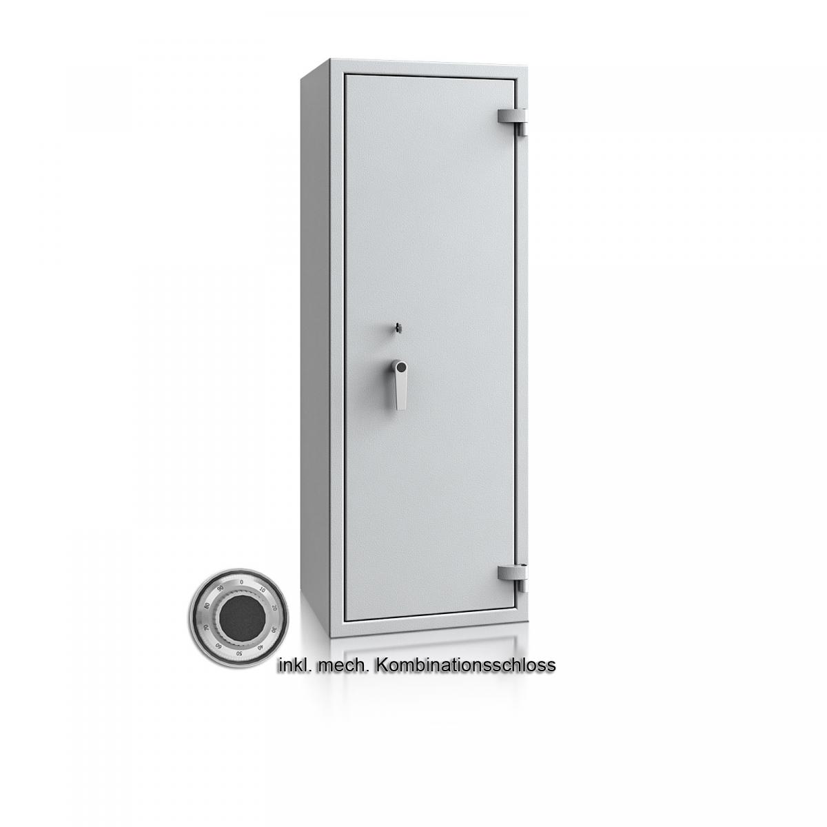 Waffenschrank St. Gallen WF MAX 1 - 1500x550x450 / 179kg 56466 / Klasse I / RAL7035 / mech.ZK / DIN R