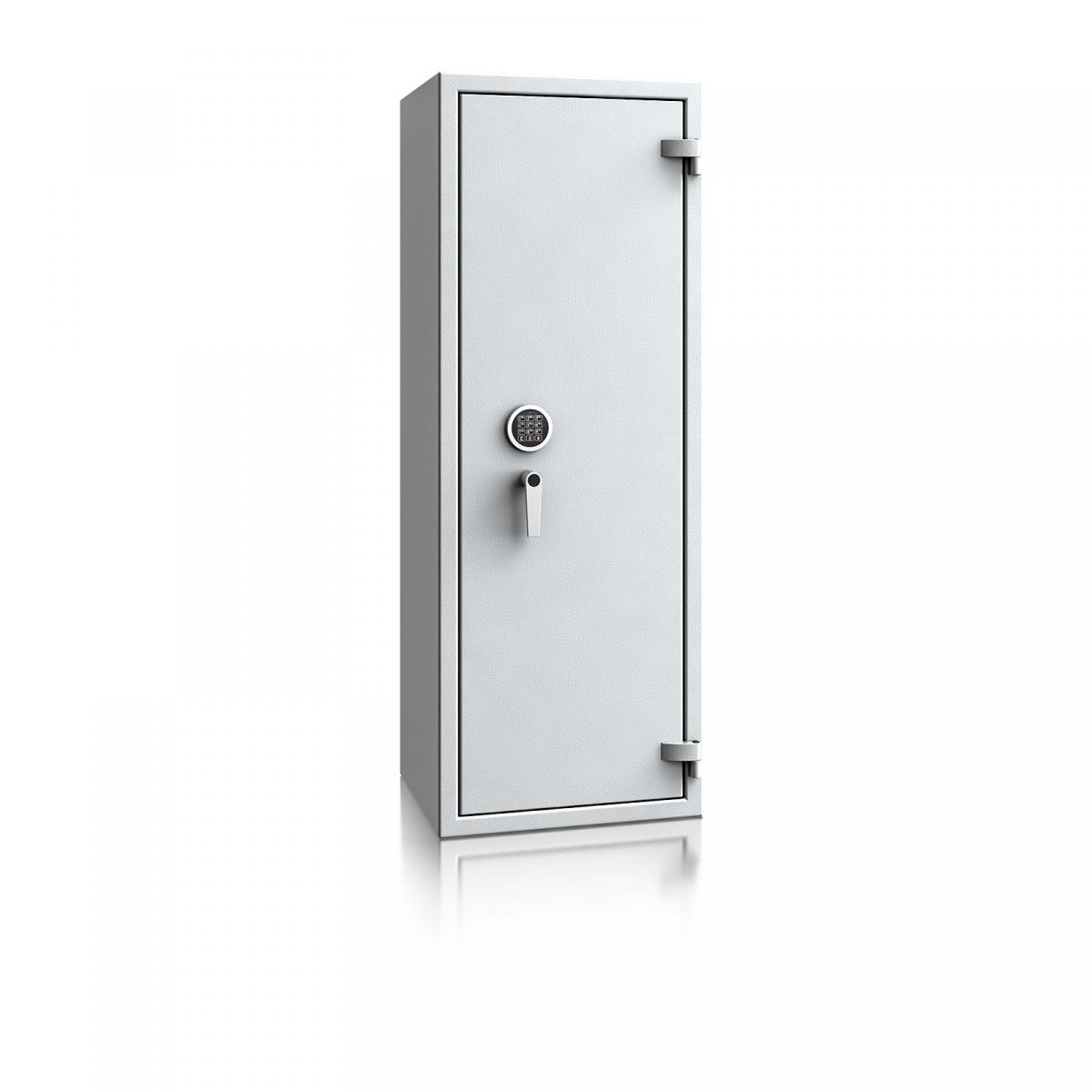 Waffenschrank St. Gallen WF MAX Kombi 2 - 1500x550x450 / 199kg 56466 / Klasse I / RAL7035 / Elektr. Business / DIN R / mit Trennw.
