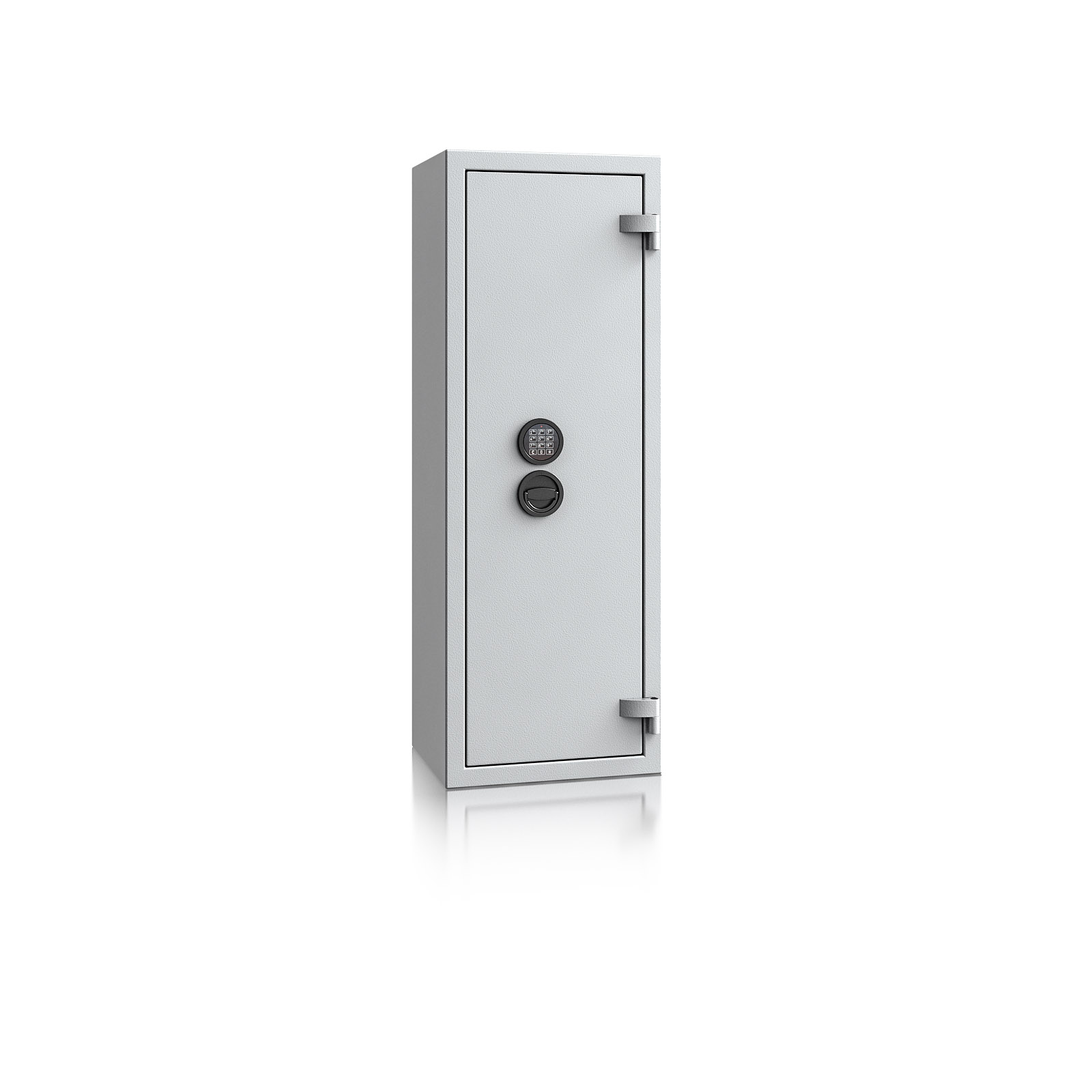 Waffenschrank St. Gallen WF 2 - 1250x450x350 / 109kg 56471 / Klasse I / RAL7035 / Elektr. Business / DIN R