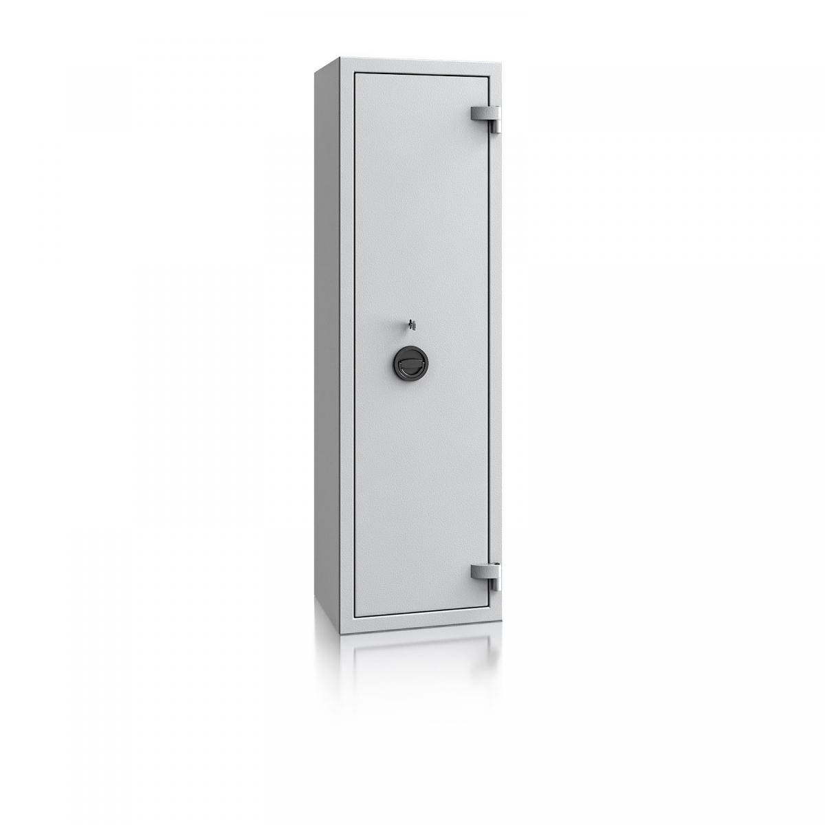 Waffenschrank St. Gallen WF 4 - 1500x450x350 / 150kg 56473 / Klasse I / RAL7035 / Elektr. Business / DIN R