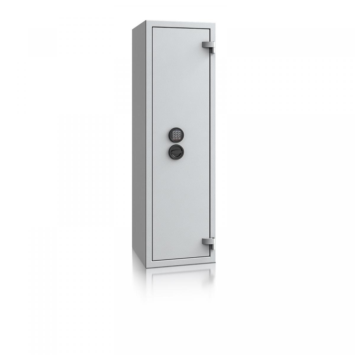 Waffenschrank St. Gallen WF 5 - 1500x450x450 / 170kg 56474 / Klasse I / RAL7035 /  Elektr. Business / DIN R