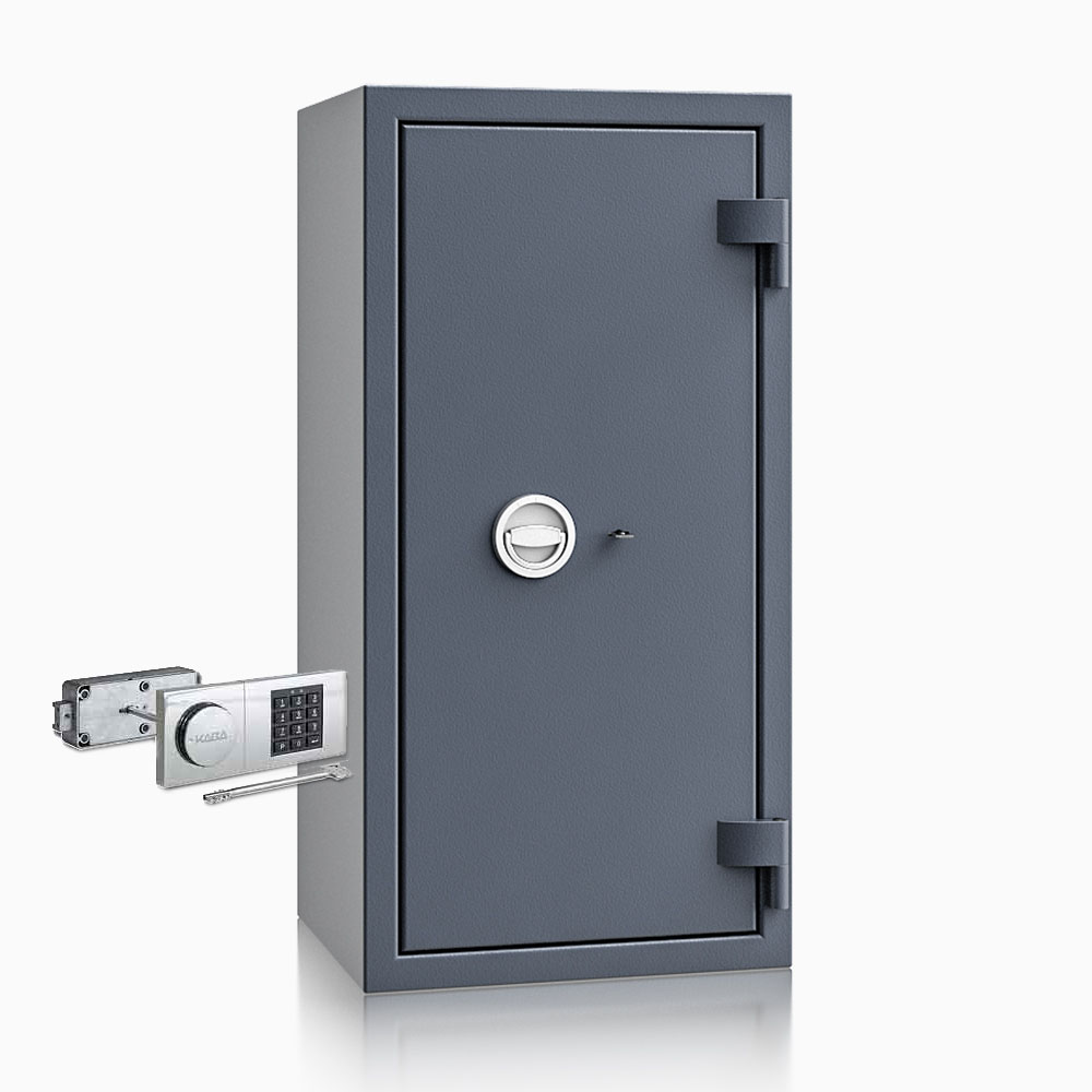Kurzwaffenschrank - safe4gun 7 - 1000x500x420 120kg 593106 / Klasse 1 ECB•S / RAL7024 / B90/Rev. / DIN R