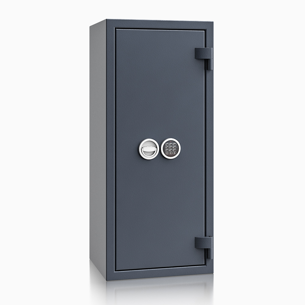 Kurzwaffenschrank - safe4gun 8 - 1150x500x420 135kg 593107 / Klasse 1 ECB•S / RAL7024 / Elektr. Business / DIN R