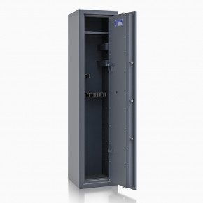 Waffenschrank Luzern WF 3 - 1500x350x350 / 126kg 55647 / Klasse 0 / RAL7024 / DIN R / Elektronik STELLAR  Basic