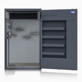 Waffenschrank St. Gallen WF Super 1 - 564003.11.01 -  1550 x 940 x 560 / 335kg / 20 WH / IT / RAL 7024