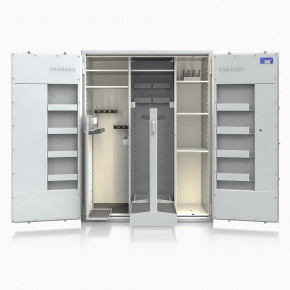 Waffenschrank St. Gallen WF Super Kombi 1500XL-4 (564004.51.04) 460kg/ 27 WH / RAL 7035/ 1550x1190x560