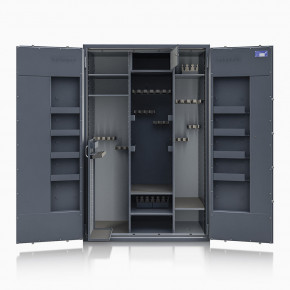 Waffenschrank St. Gallen WF Super Kombi 1800XL-5 (564006.53.05) 505kg/ 37 WH/ IT / RAL 7024/ 1850x1190x560