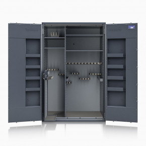 Waffenschrank St. Gallen WF Super Kombi 1800XL-7 (564006.53.07) 480kg/ 31 WH / RAL 7024/ 1850x1190x560