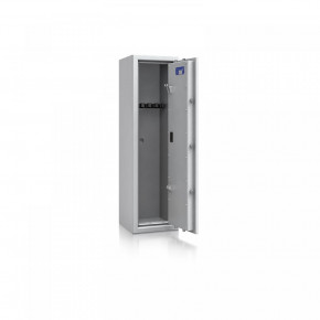 Waffenschrank St. Gallen WF 1 - 1250x350x350 / 109kg 56470 / Klasse I / RAL7035 / B90 Elektr.+Notschloss / DIN R