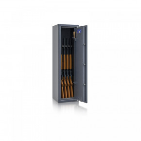 Waffenschrank St. Gallen WF 1 - 1250x350x350 / 109kg 56470 / Klasse I / RAL7024 / Schlüssel / DIN R