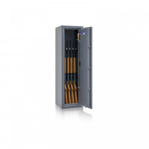 Waffenschrank St. Gallen WF 1 - 1250x350x350 / 109kg 56470 / Klasse I / RAL7024 / Elektr. Business / DIN R