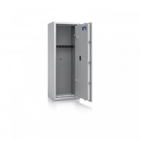 Waffenschrank St. Gallen WF 2 - 1250x450x350 / 109kg 56471 / Klasse I / RAL7035 / Elektr. Basic / DIN R