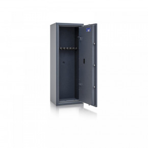 Waffenschrank St. Gallen WF 2 - 1250x450x350 / 109kg 56471 / Klasse I / RAL7024 / Elektr. Basic / DIN R