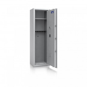 Waffenschrank St. Gallen WF 4 - 1500x450x350 / 150kg 56473 / Klasse I / RAL7035 / Elektr. Basic / DIN R