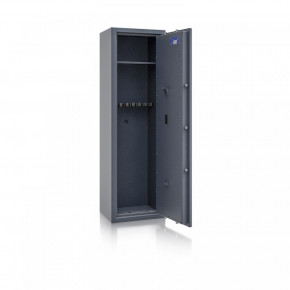 Waffenschrank St. Gallen WF 4 - 1500x450x350 / 150kg 56473 / Klasse I / RAL7024 / Elektr. Basic / DIN R