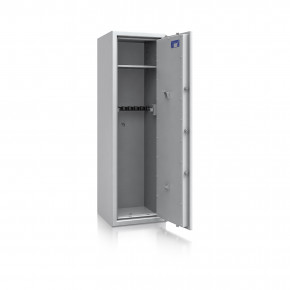 Waffenschrank St. Gallen WF 5 - 1500x450x450 / 170kg 56474 / Klasse I / RAL7035 / mech.ZK / DIN R