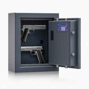 Kurzwaffenschrank - safe4gun 1 - 440x330x165 / 30kg 593100 / Klasse 1 ECB•S / RAL7024 / DIN R