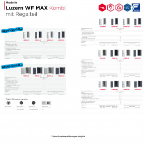 Waffenschrank - Konfigurator Luzern WF MAX Kombi