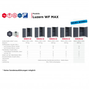 Konfigurator - Waffenschrank Luzern WF MAX