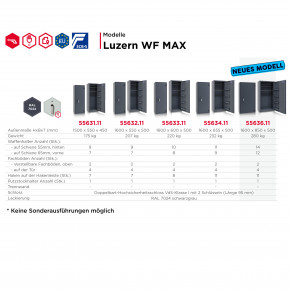 Konfigurator - Waffenschrank Luzern WF MAX