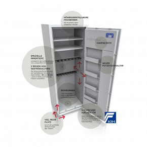 Konfigurator - Waffenschrank St. Gallen WF MAX