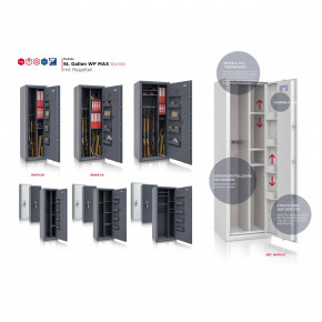 Konfigurator - Waffenschrank St. Gallen WF MAX Kombi