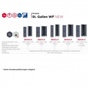 Konfigurator - Waffenschrank St. Gallen WF NEW