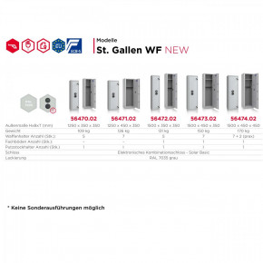 Konfigurator - Waffenschrank St. Gallen WF NEW