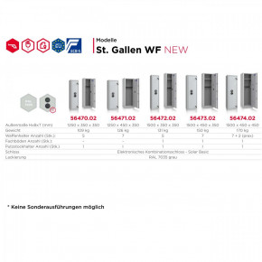 Konfigurator - Waffenschrank St. Gallen WF